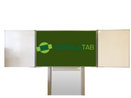 Triptych na AL stojanu - BBZBB (400 x 120 cm)