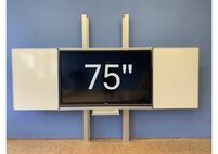 SCHOLATAB - pylonový posuv s křídly pro displej 75"